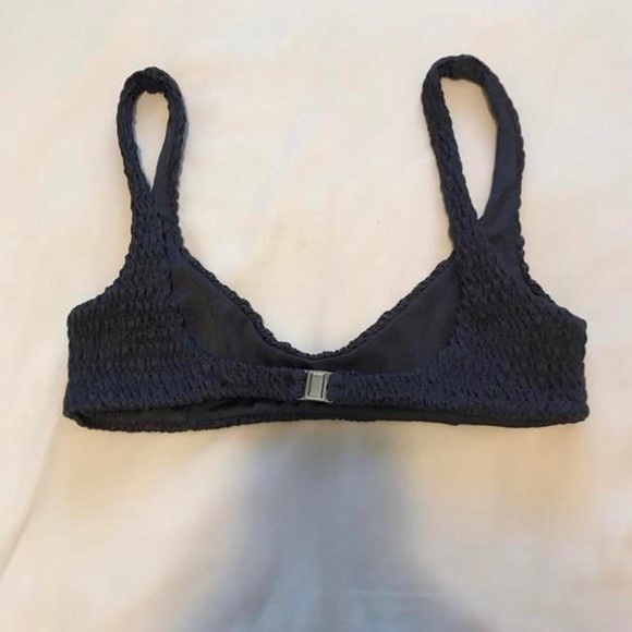 LAHANA SWIM- Azarha Top in Metallic Grey - Picture 3 of 4